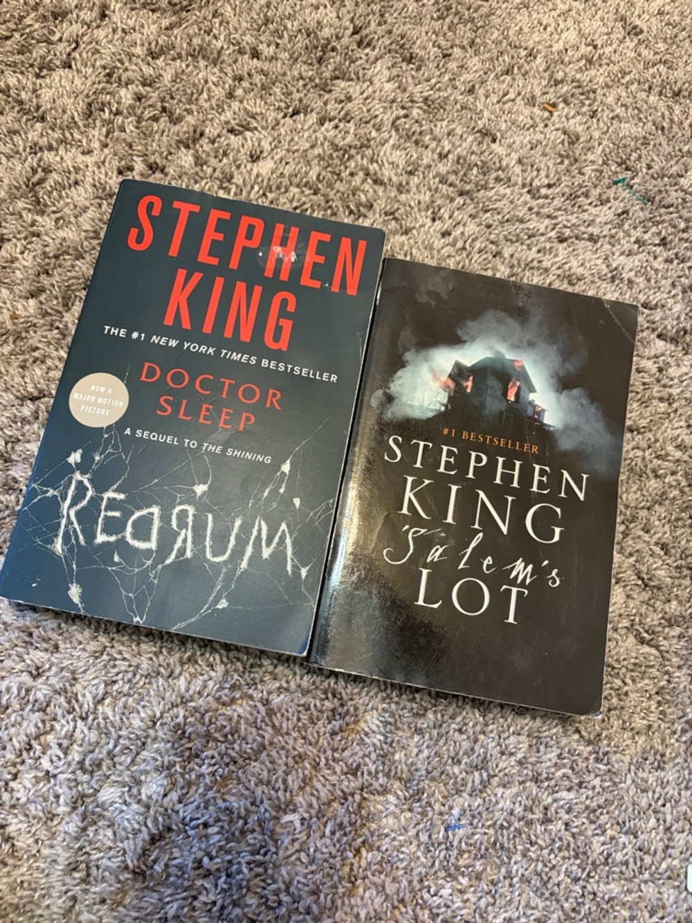 Stephen King Book Bundle Doctor Sleep + Salem’s Lot Horror Paperback Set